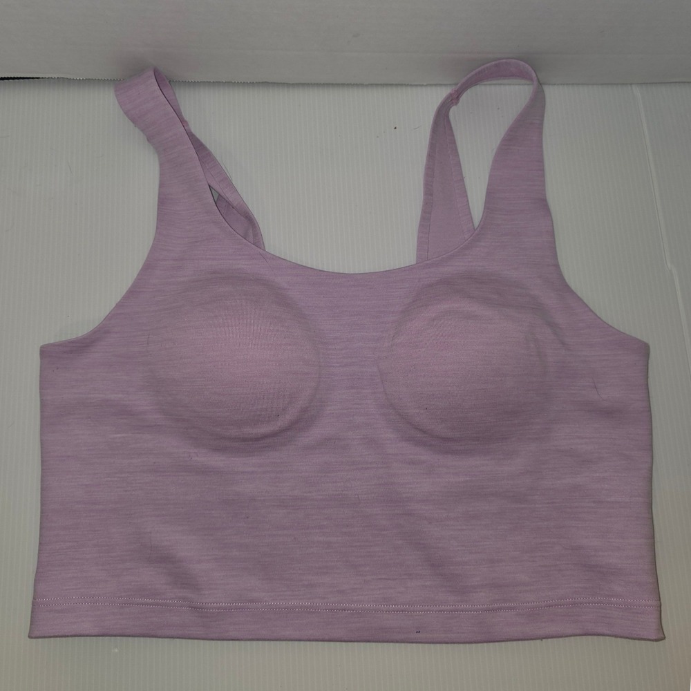 PINK Victoria's Secret Sports Bra Large Purple Excellent 428960-07/23